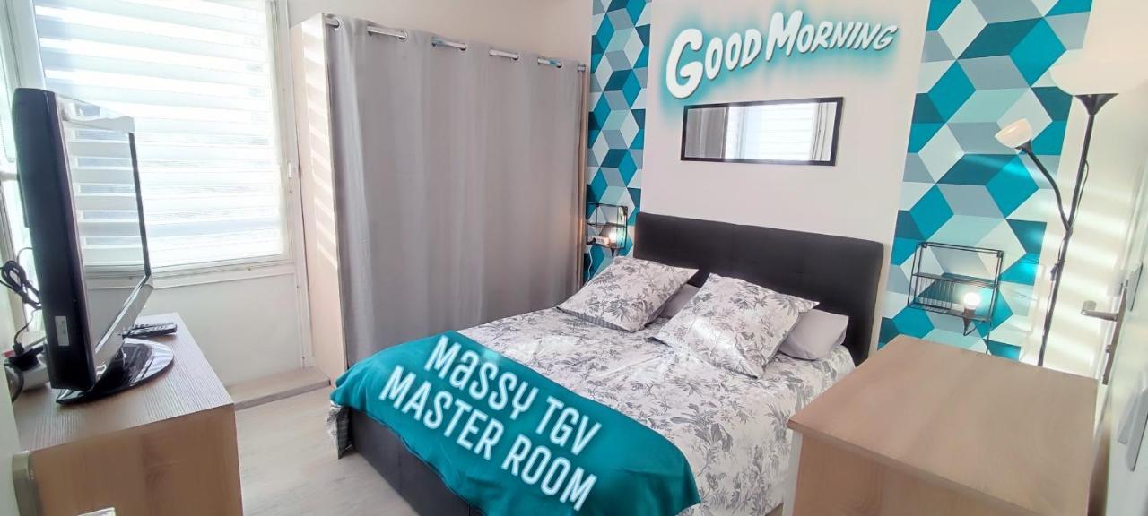 T4 Massy Tgv By Beds4Wanderlust - 80M2 Avec Terrasse Et Bureau - Proche Coulee Verte - Ideal Pro Ou Famille Exteriér fotografie